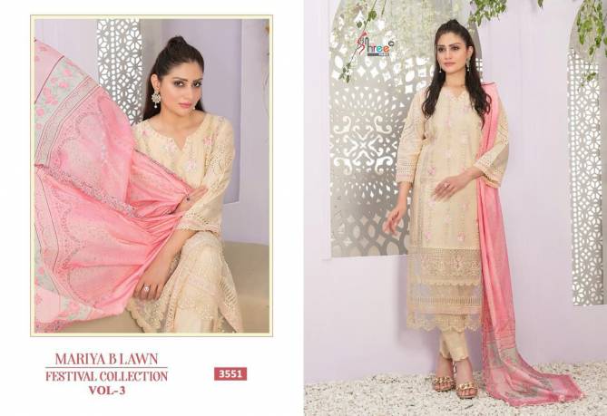Mariya B Lawn Festival Collection Vol 3 By Shree Cotton Dupatta Salwar Suit
